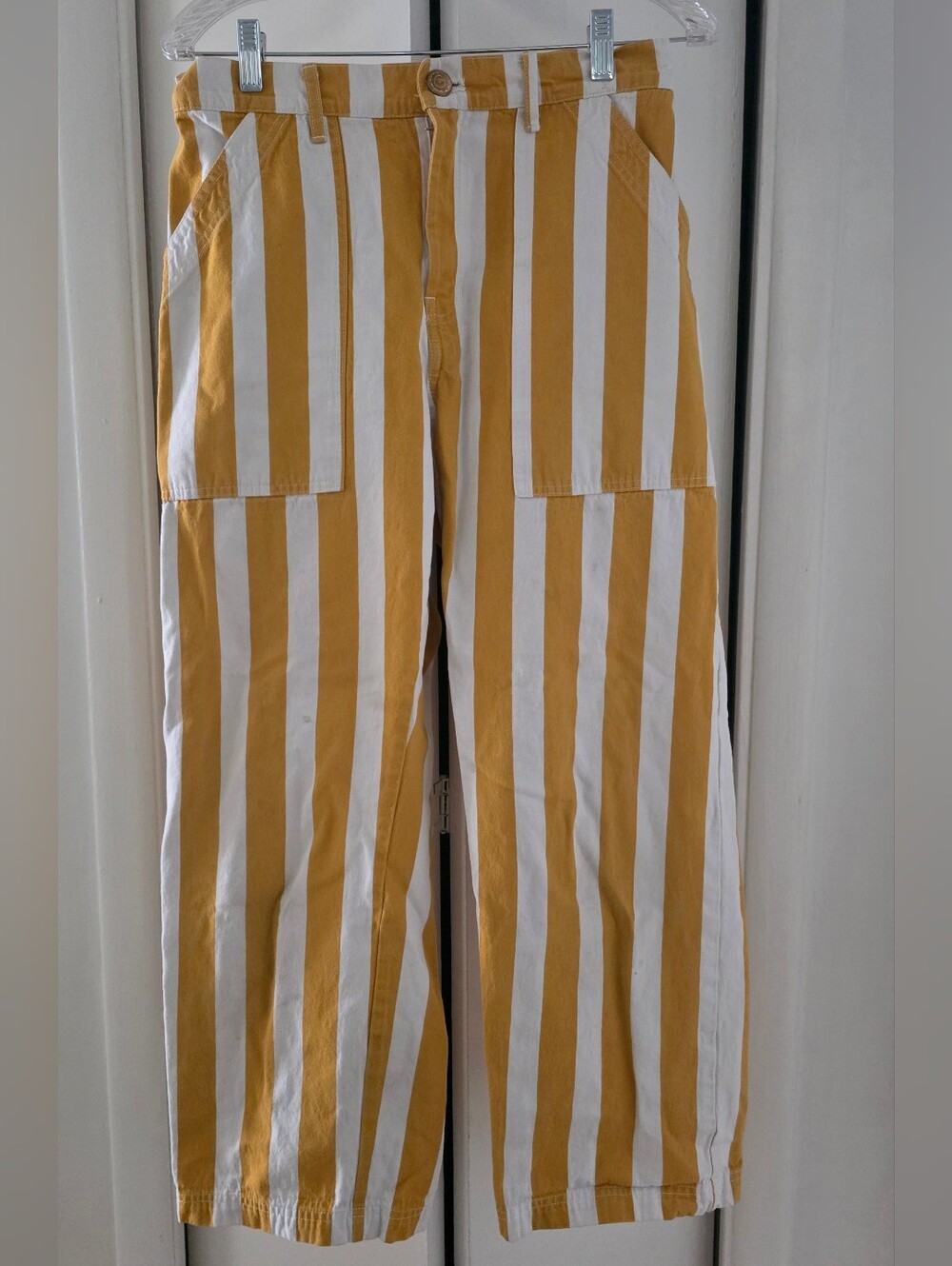 Big Bud Press Yellow Striped Work Pants